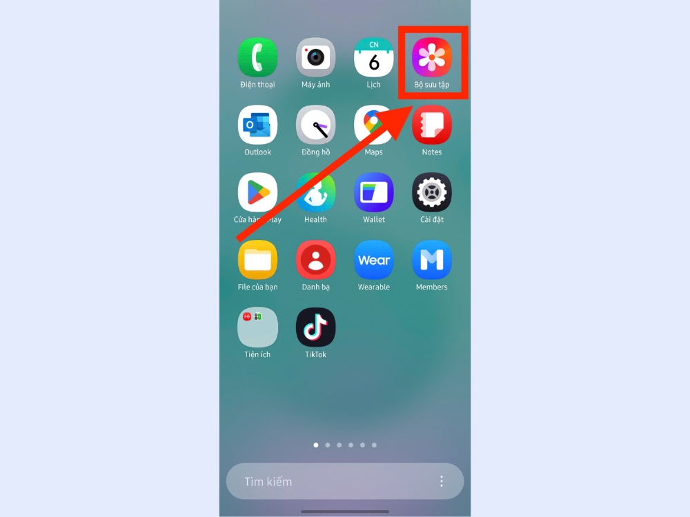 Mở ứng dụng Ảnh (Gallery) Mở ứng dụng Ảnh (Gallery)