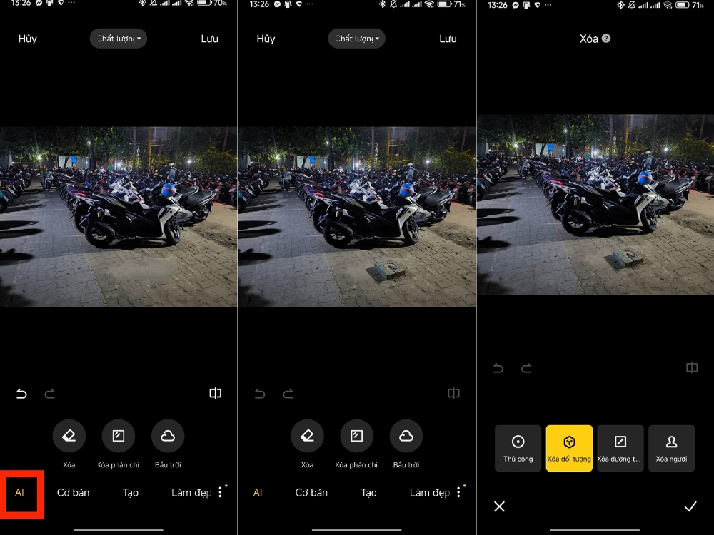 Hoặc bạn có thể chọn tab AI Hoặc bạn có thể chọn tab AI