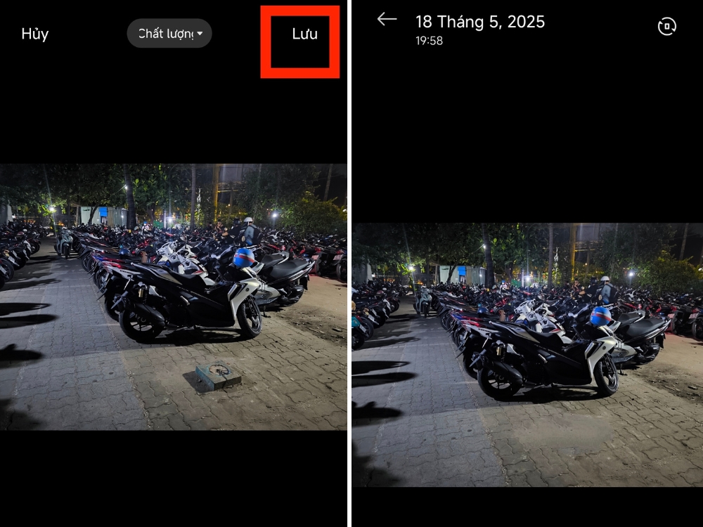 Nhấn Lưu để hoàn tất Nhấn Lưu để hoàn tất