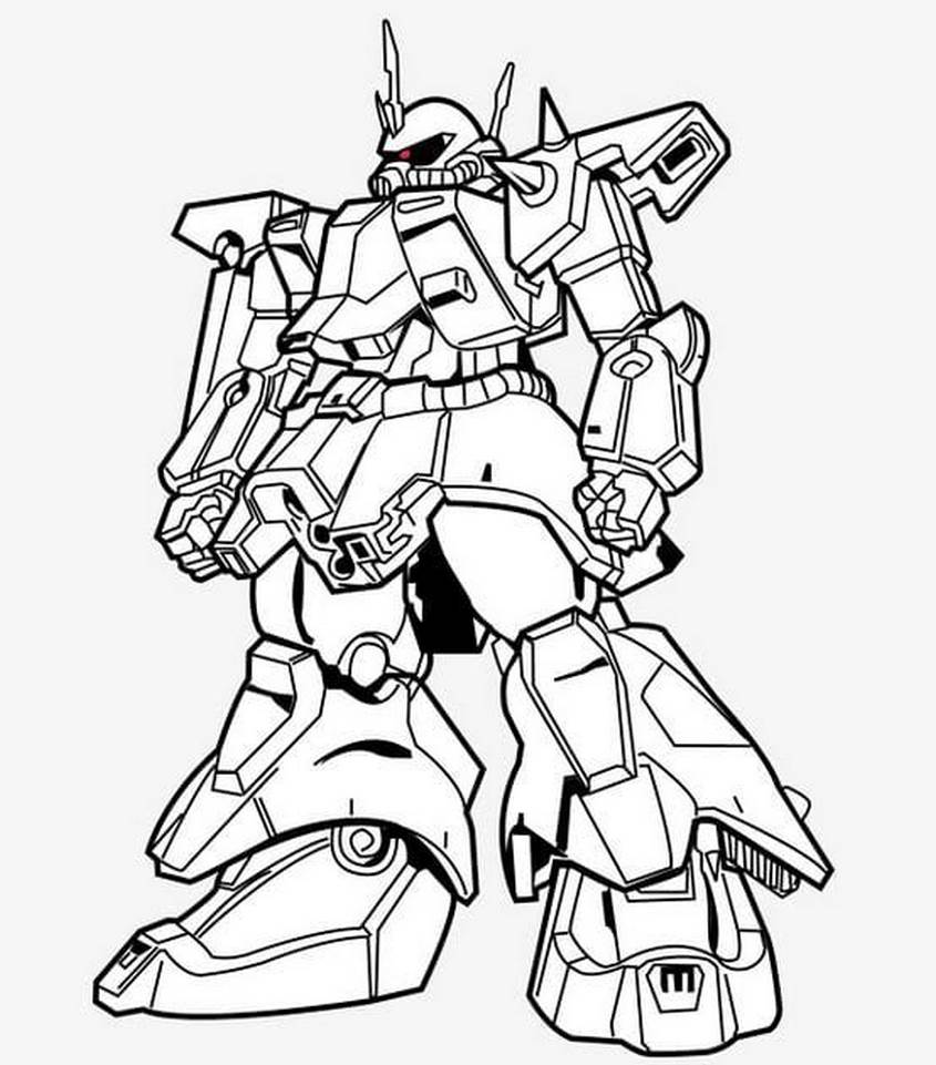 Tranh tô màu robot biến hình - 28 Tranh tô màu robot biến hình - 28