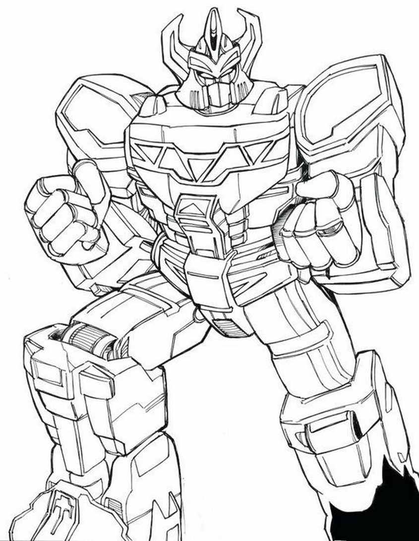 Tranh tô màu robot biến hình - 31 Tranh tô màu robot biến hình - 31