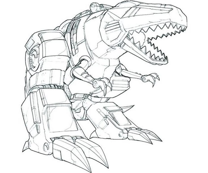 Tranh tô màu robot dễ thương - 4 Tranh tô màu robot dễ thương - 4