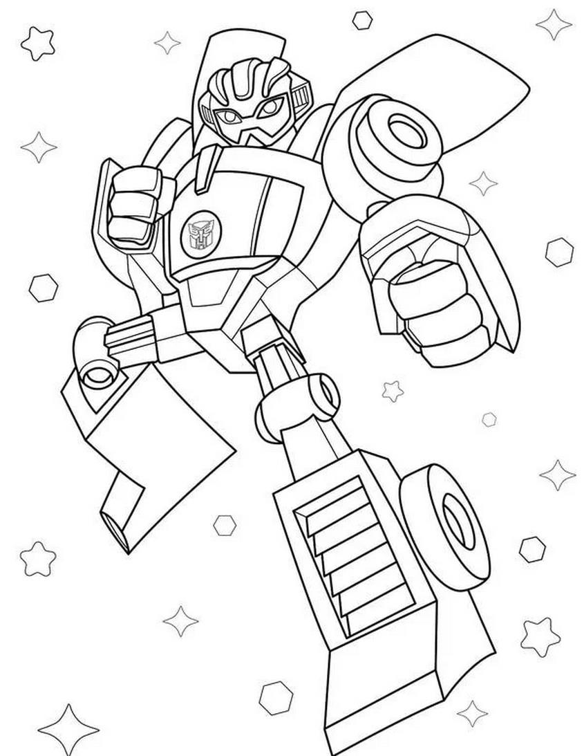 Tranh tô màu robot biến hình - 40 Tranh tô màu robot biến hình - 40