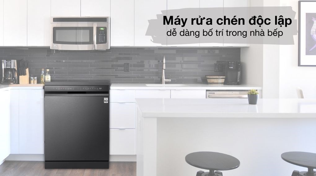 Máy rửa chén LG cao cấp giá từ 20–30 triệu, tích hợp công nghệ hiện đại, tiện nghi tối đa cho gia đình