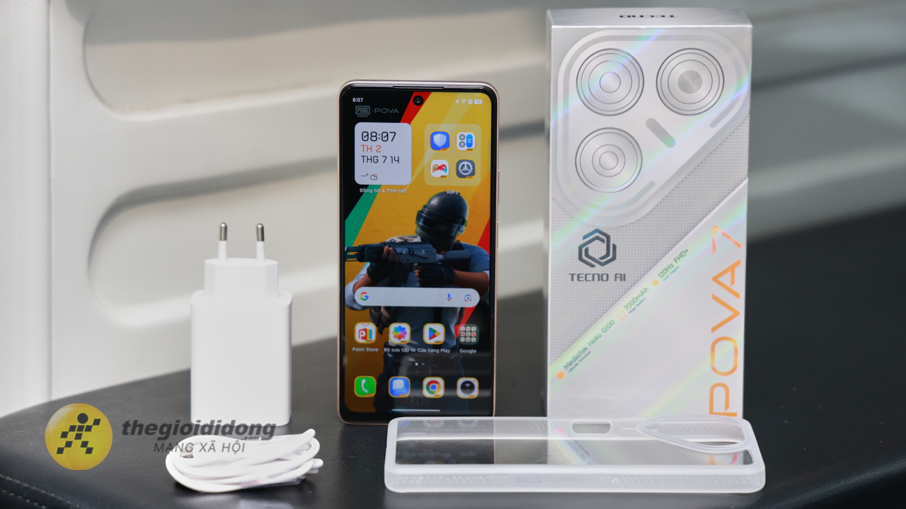 Trên Tay Tecno Pova 7: Thiết Kế Gaming Độc Đáo, Pin Khủng 7.000 Mah Trên Tay Tecno Pova 7: Thiết Kế Gaming Độc Đáo, Pin Khủng 7.000 Mah