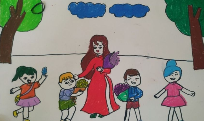 Vẽ người lái đò giảng bài