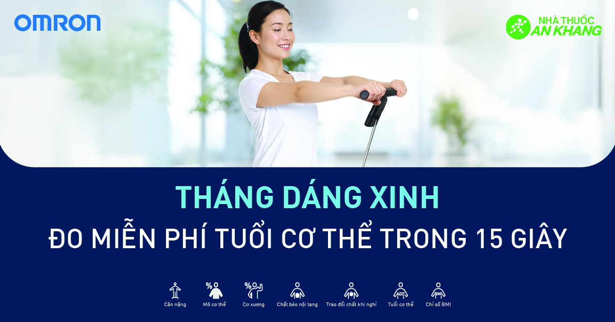 Đo chỉ số cơ thể miễn phí cùng An Khang và Omron.