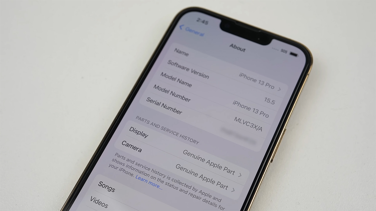 iPhone báo linh kiện chính hãng có nên mua không