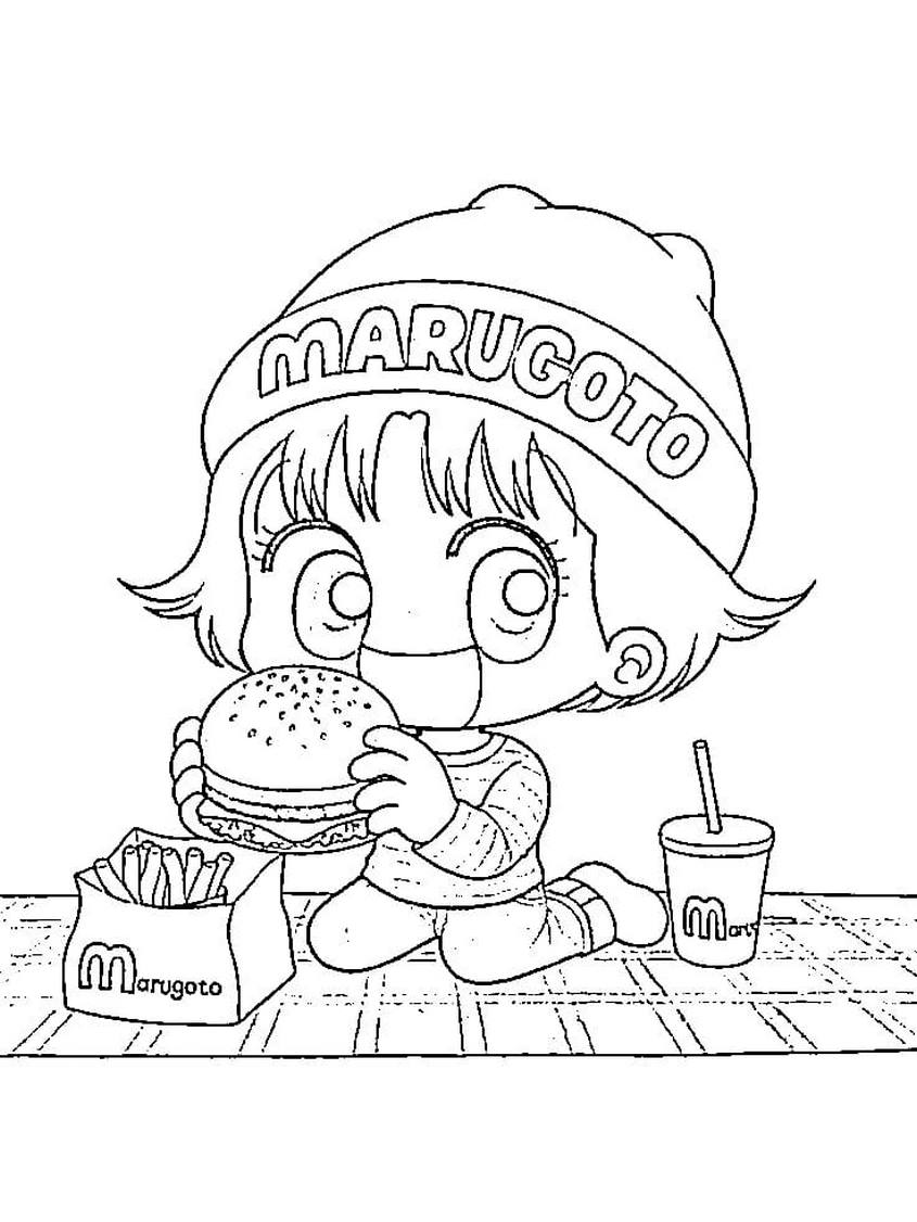 Tranh tô màu Songoku và các nhân vật trong 7 viên ngọc rồng - 7