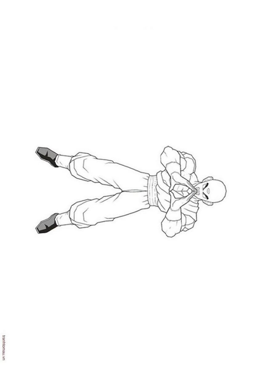 Tranh tô màu Songoku và các nhân vật trong 7 viên ngọc rồng - 14