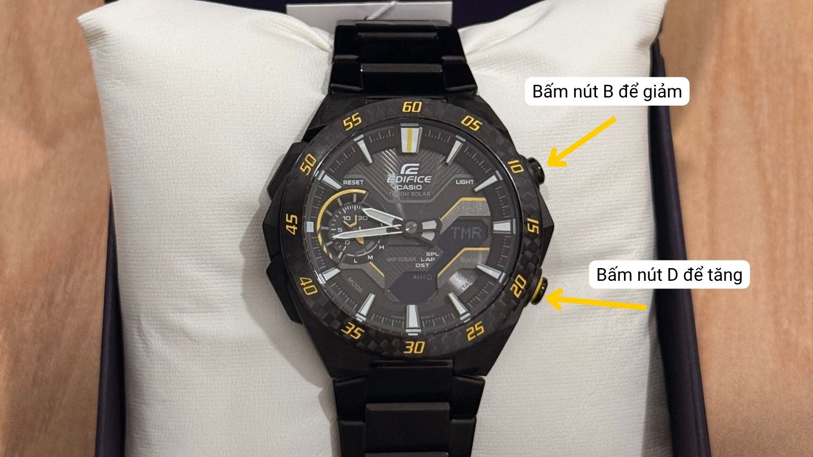 Cài đặt giờ bạn muốn đếm ngược Cài đặt giờ bạn muốn đếm ngược