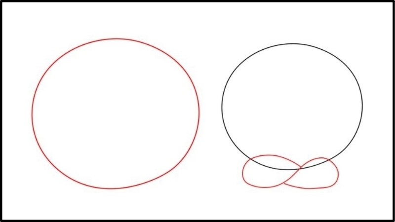 Bước 1: Vẽ đầu và tay