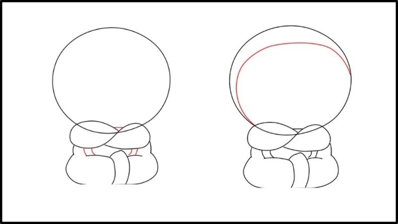 Bước 3: Thêm túi thần kỳ và đường viền mặt