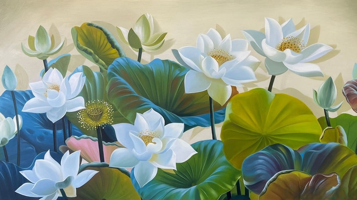 6.5 Hoa sen trong nghệ thuật ứng dụng – Biểu tượng đa năng và tinh tế