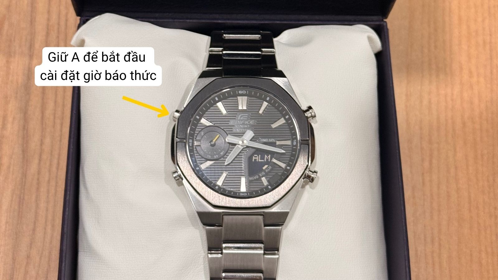 Giữ n&uacute;t A đến khi ngay thấy tiếng 