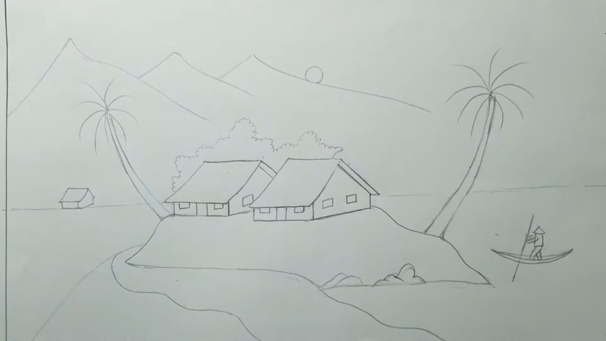 Bước 1: Xác định bố cục tổng thể