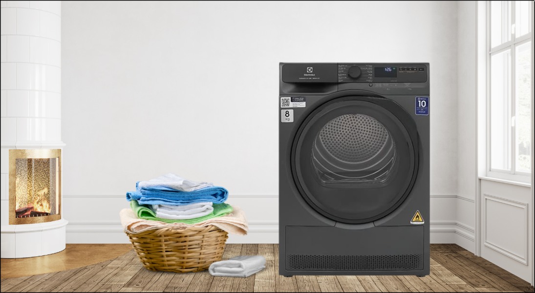 Công nghệ ColourCare trên Máy sấy bơm nhiệt Electrolux UltimateCare 8 kg EDH803J5SC giúp giảm phai màu lên đến 80% trong quá trình sấy khô