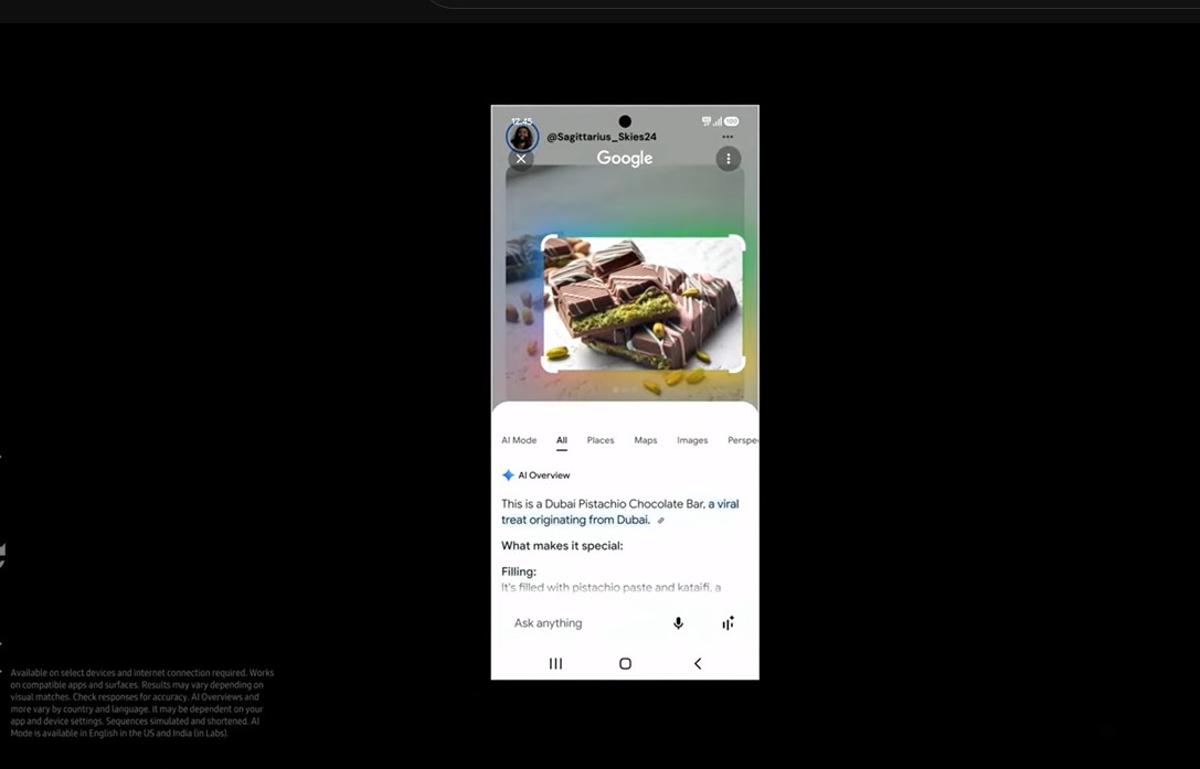 Circle to Search được t&iacute;ch hợp th&ecirc;m AI Overview từ Google