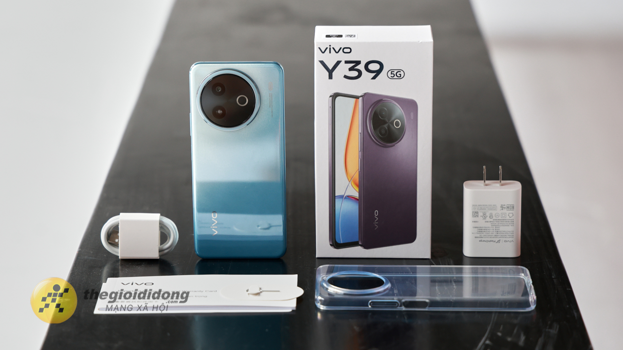 Trên tay vivo Y39 5G: Thiết kế thời thượng, pin khủng 6.500 mAh
