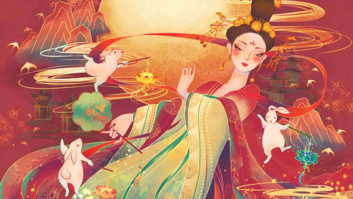 Vẽ tranh mâm cỗ Tết Trung Thu