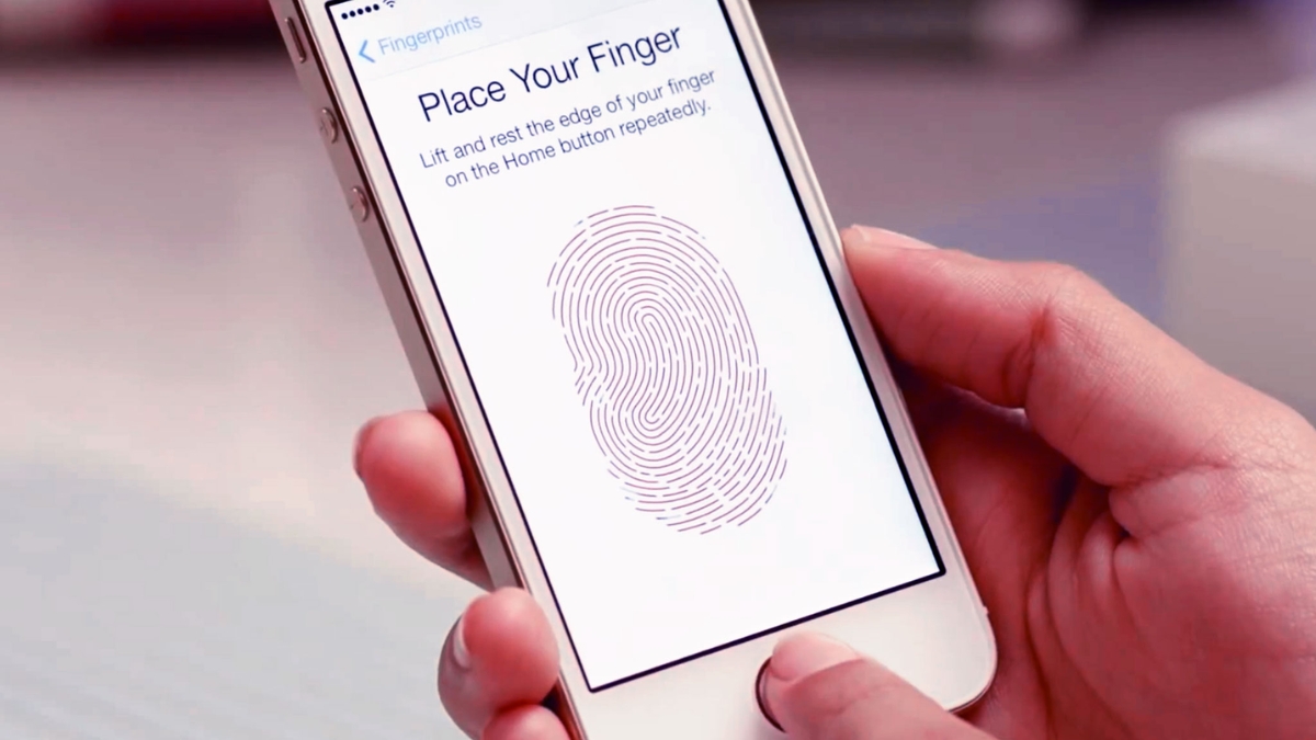 Touch ID l&agrave; c&ocirc;ng nghệ cảm biến v&acirc;n tay của Apple