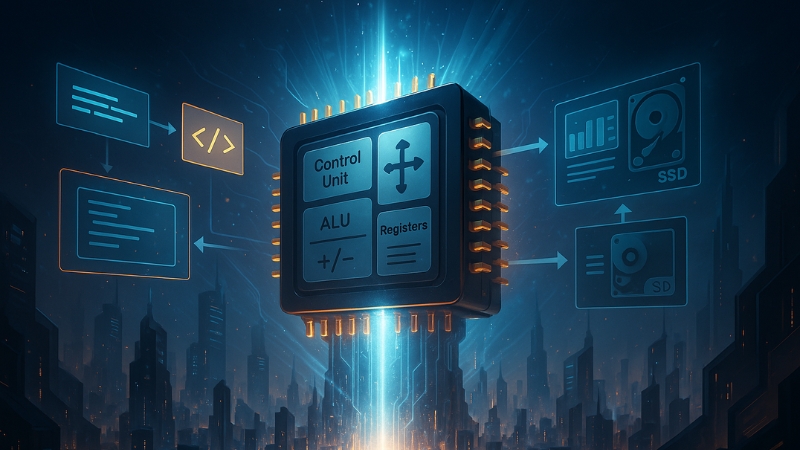 Nguyên lý hoạt động của chip máy tính Nguyên lý hoạt động của chip máy tính