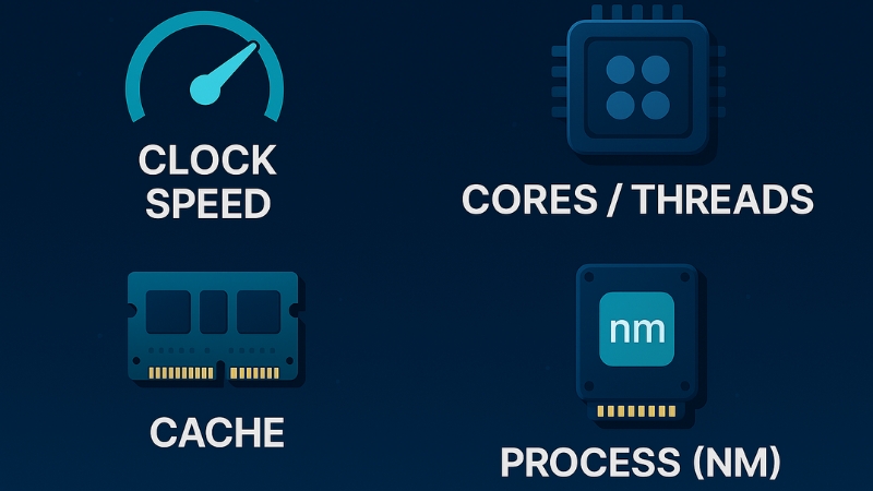Các thông số kỹ thuật quan trọng của chip máy tính Các thông số kỹ thuật quan trọng của chip máy tính