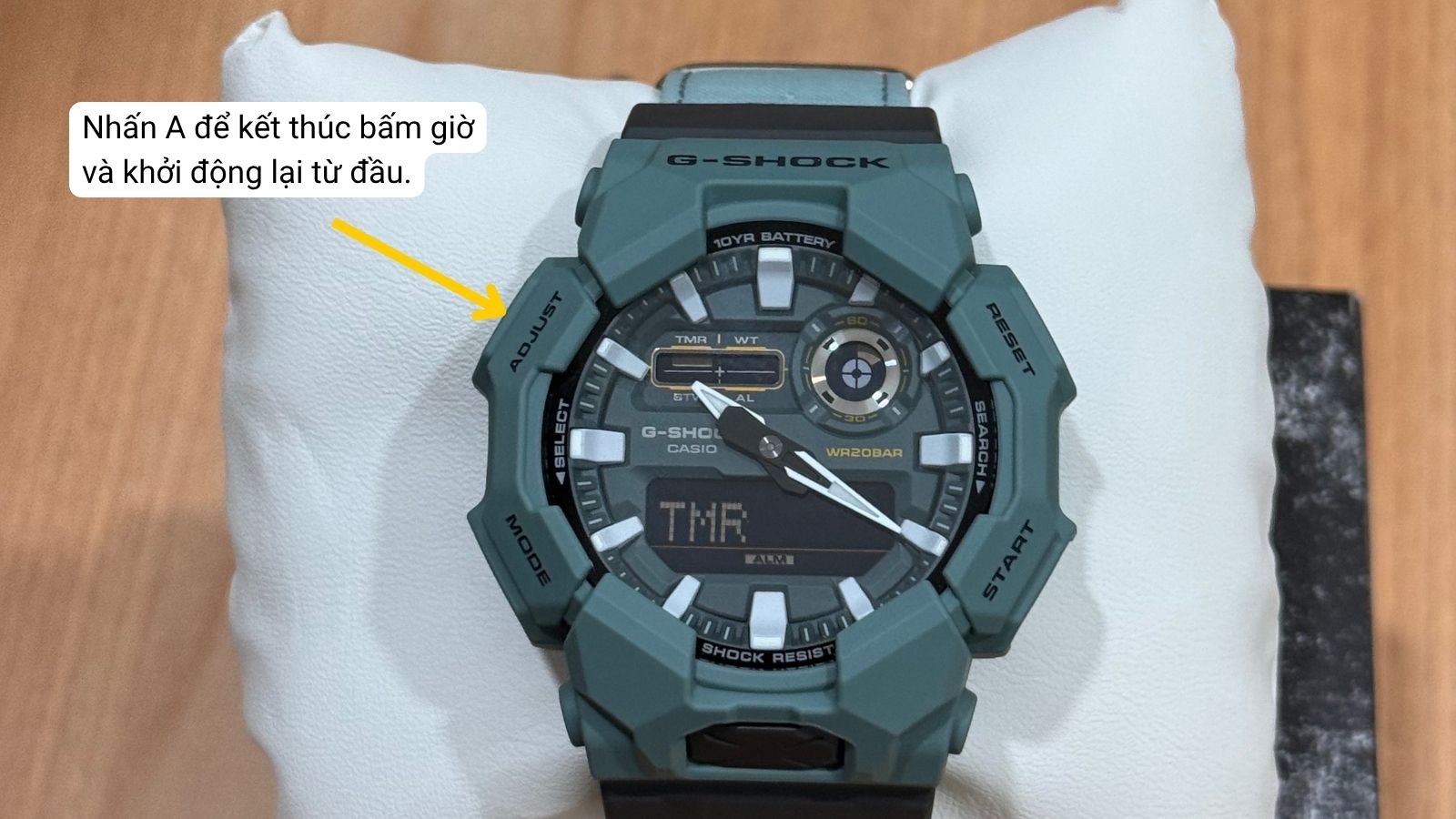 Nhấn A để kết th&uacute;c giờ đếm ngược