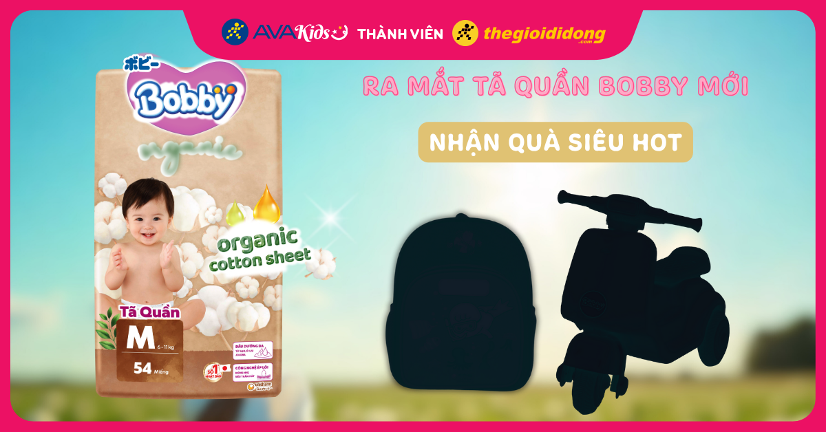Tã quần Bobby mới