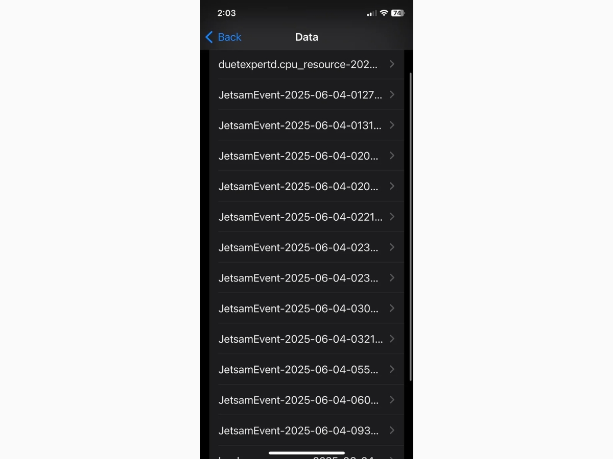C&oacute; nhiều file jetsam-event