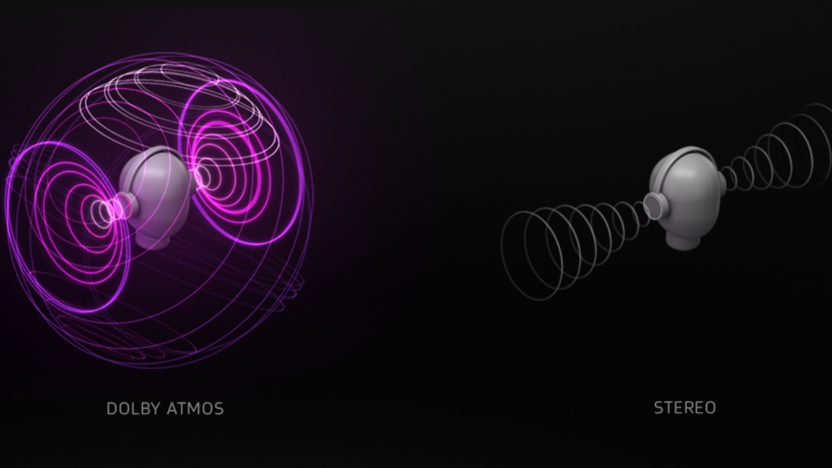 Kh&ocirc;ng gian ho&aacute; stereo v&agrave; Dolby Atmos