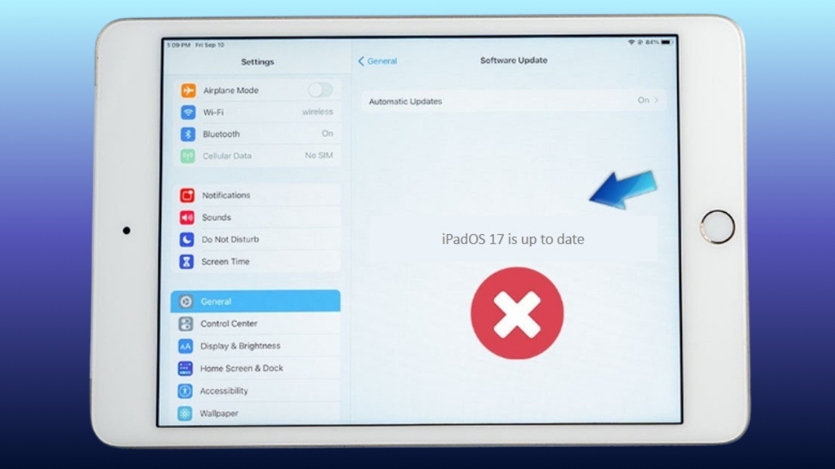iPad MDM c&oacute; thể kh&ocirc;ng update được iPadOS