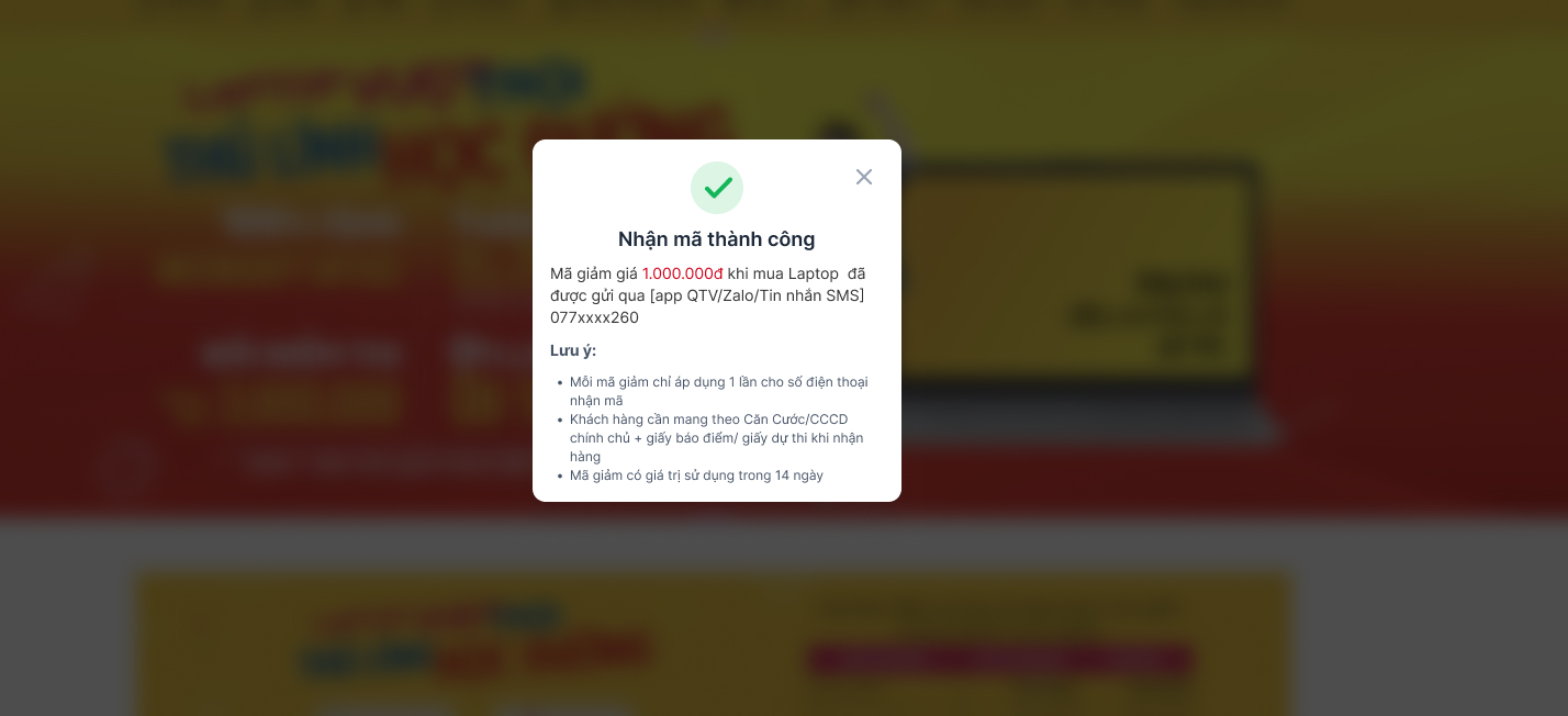 Các Bước Nhận Ưu Đãi Các Bước Nhận Ưu Đãi