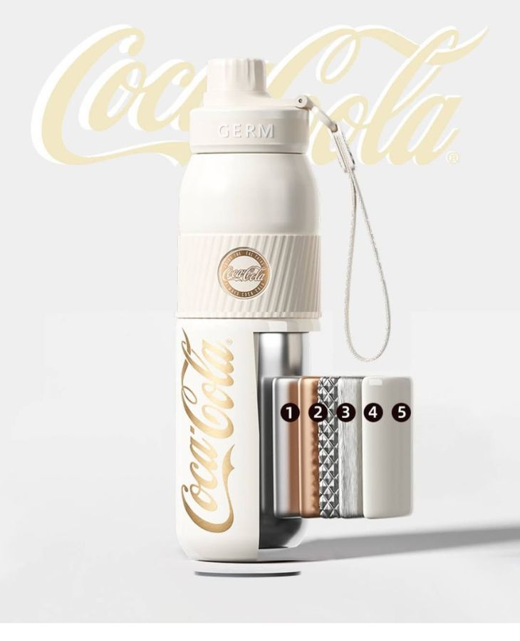 Ly giữ nhiệt inox 580 ml Thể Thao Coca Cola GERM GE-CK23AW-B37 là vật dụng thích hợp cho người tập gym