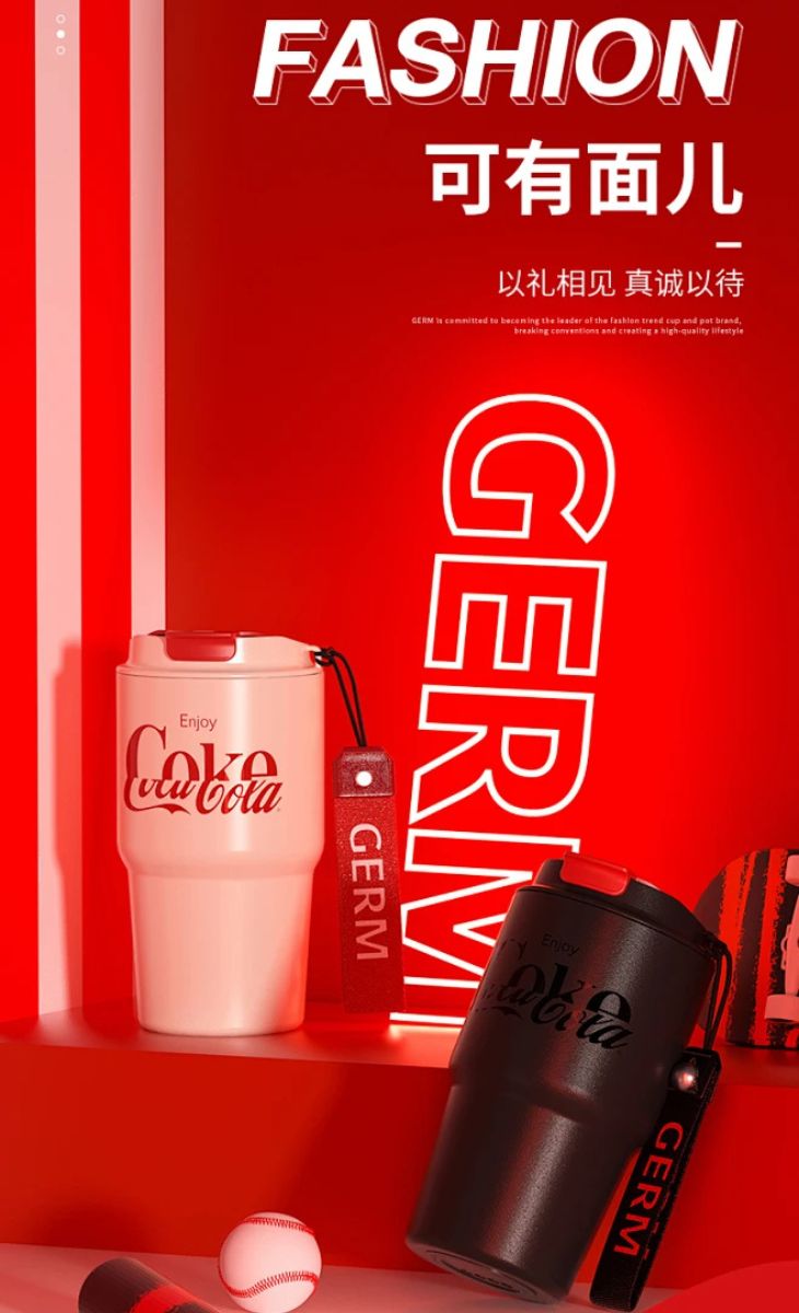 GERM là thương hiệu bình, ly giữ nhiệt cao cấp theo xu hướng thiết kế trẻ trung, độc đáo