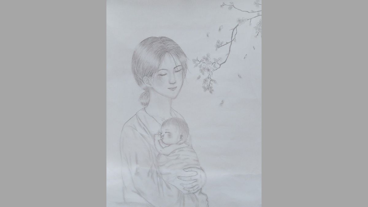 Ý tưởng 3: Vẽ tranh 20/10 tặng mẹ, bà