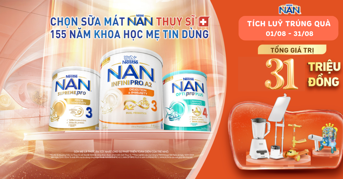 Tích luỹ hoá đơn sữa NAN