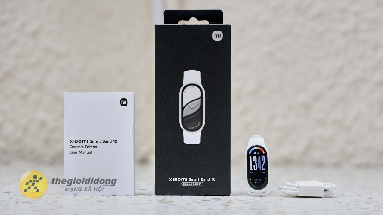 Trên Tay Xiaomi Smart Band 10 Ceramic: Nâng Tầm Phong Cách Với Vẻ Đẹp Gốm Sứ Trên Tay Xiaomi Smart Band 10 Ceramic: Nâng Tầm Phong Cách Với Vẻ Đẹp Gốm Sứ