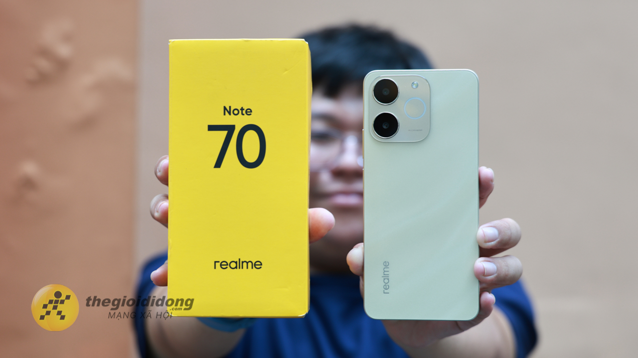 Trên Tay Realme Note 70: Smartphone Giá Rẻ Với Pin Khủng 6.300 Mah Trên Tay Realme Note 70: Smartphone Giá Rẻ Với Pin Khủng 6.300 Mah