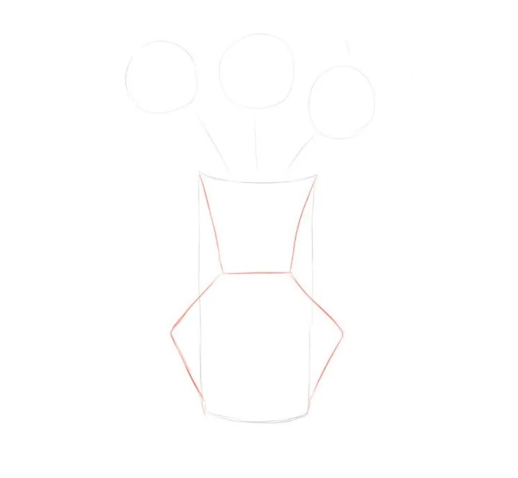 Bước 2: Tạo hình dáng bình hoa Bước 2: Tạo hình dáng bình hoa