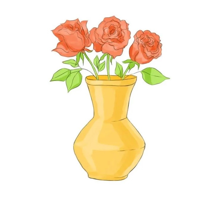 Bước 6: Xóa nét thừa và tô màu Bước 6: Xóa nét thừa và tô màu