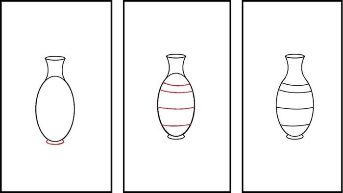 Cách vẽ bình hoa đơn giản, chi tiết từng bước Cách vẽ bình hoa đơn giản, chi tiết từng bước