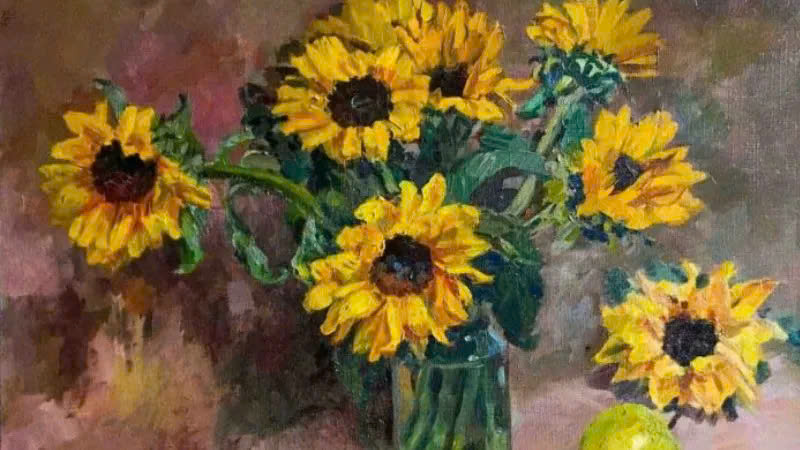 Mẫu 19: ý tưởng tranh vẽ bình hoa đơn giản, đẹp nhất Mẫu 19: ý tưởng tranh vẽ bình hoa đơn giản, đẹp nhất