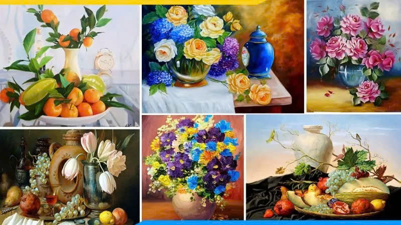 Mẫu 6: ý tưởng tranh vẽ bình hoa đơn giản, đẹp nhất Mẫu 6: ý tưởng tranh vẽ bình hoa đơn giản, đẹp nhất