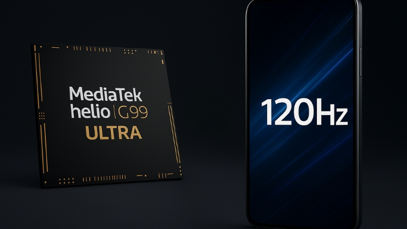 Helio G99 Ultra tương th&iacute;ch với m&agrave;n h&igrave;nh Full HD+