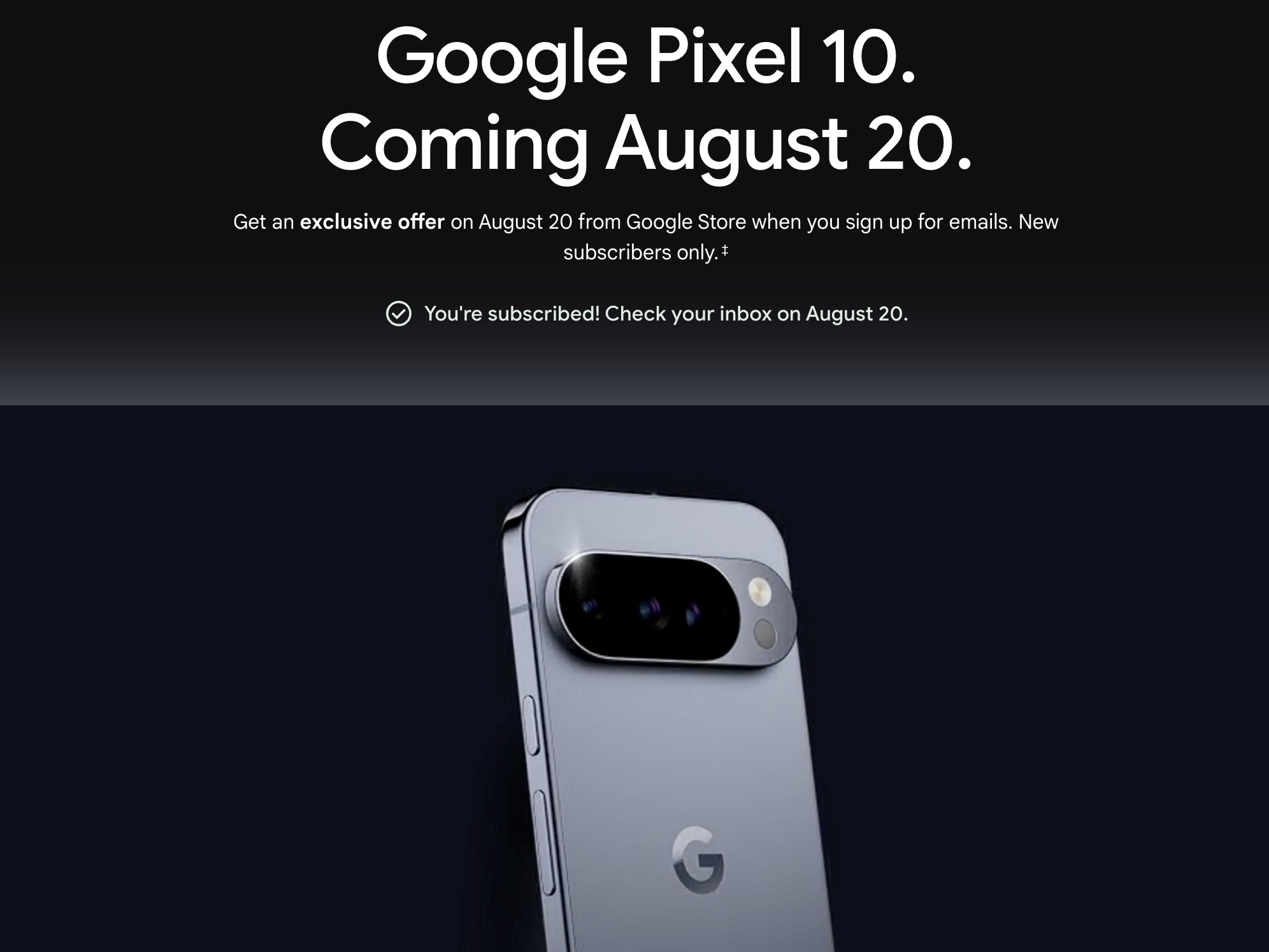 Pixel 10 Series Pixel 10 Series