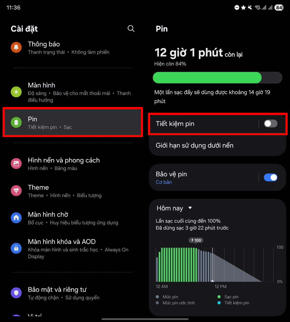 Cách bật tiết kiệm pin trên Galaxy Z Fold7