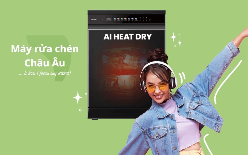 Máy rửa chén Comfee là lựa chọn lý tưởng cho các gia đình trẻ và hiện đại