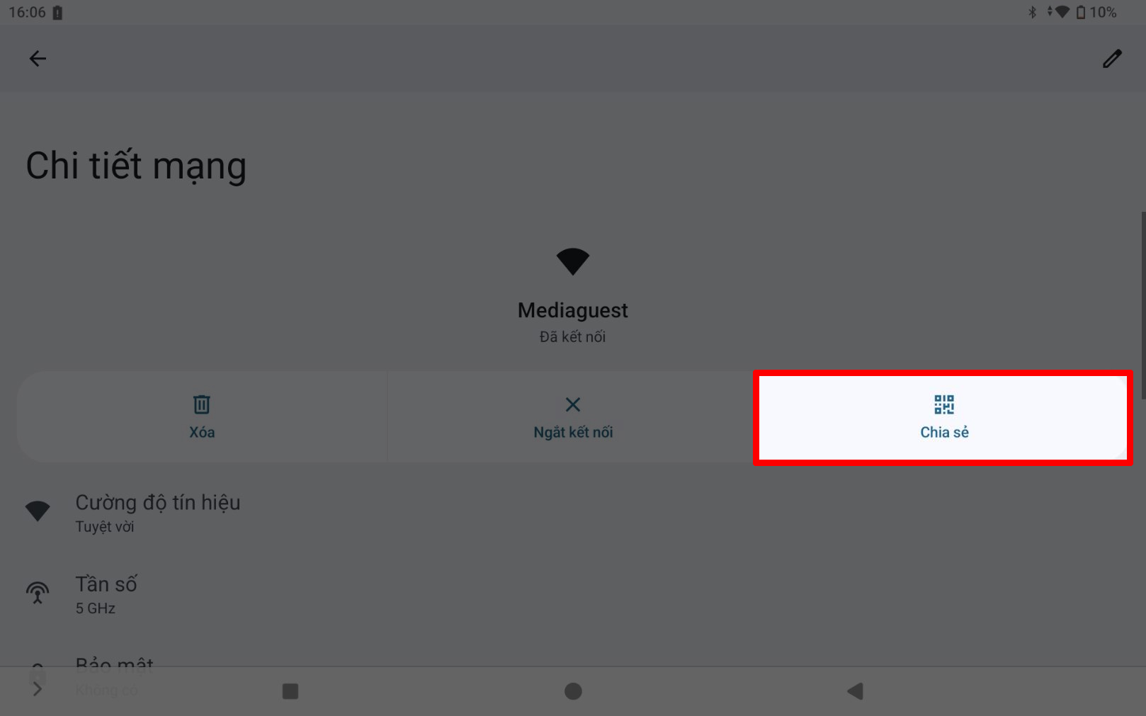 Cách chia sẻ Wi-Fi trên Masstel Tab 11 Ultra