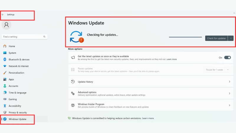Cập nhật Windows mới nhất